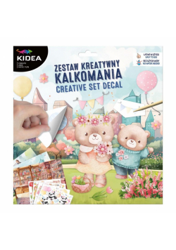 Zestaw kreatywny kalkomania Kidea