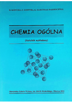 Chemia ogólna Notatnik wykładowy