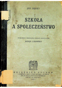 Szkoła a społeczeństwo 1924 r