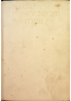 Nauki pomocnicze historii