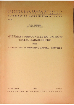 Materiały Pomocnicze Do Dziejów Teatru Radzieckiego