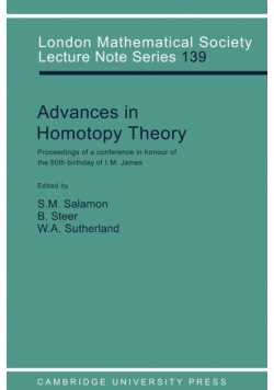 Advances in Homotopy Theory