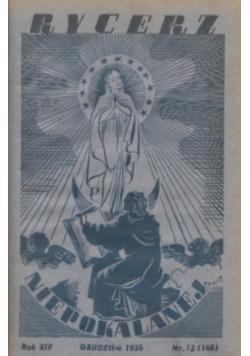 Rycerz Niepokalanej Nr 12 Rok XIV 1935 r.
