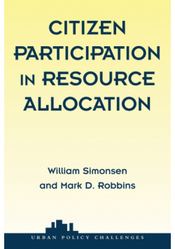 Citizen Participation In Resource Allocation