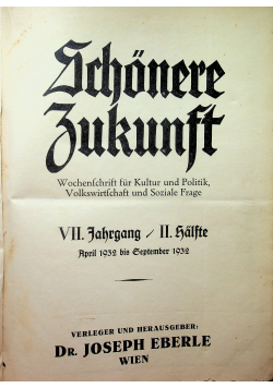 Schonere zukunft Tom II