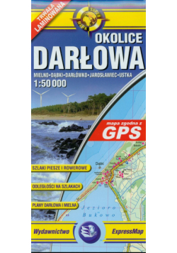 Okolice Darłowa Mapa turystyczna