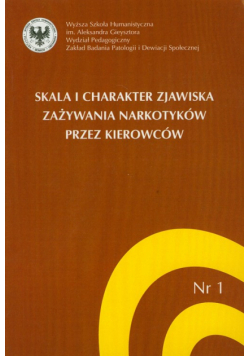 Skala i charakter zjawiska zażywnia narkotyków przez kierowców
