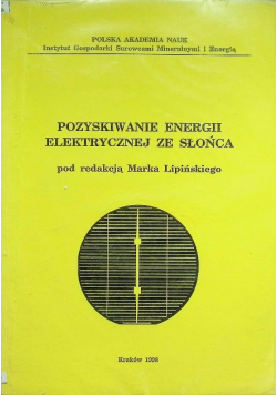 Pozyskiwanie energii elektrycznej