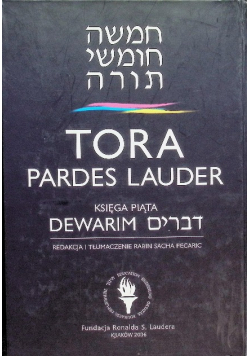 Tora Pardes Lauder Księga piąta Dewarim