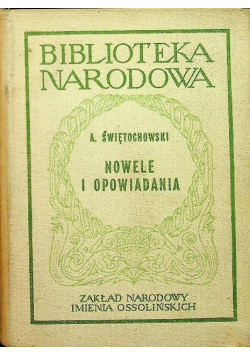 Świętochowski Nowele i opowiadania