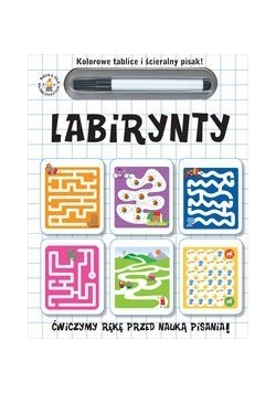 Kolorowe tablice i ścieralny pisak Labirynty