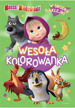 Masza i Niedźwiedź. Wesoła kolorowanka NOWE