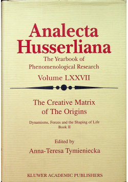 Analecta Husserliana Volume LXXVII