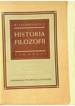 Historia filozofii tom II 1947 r