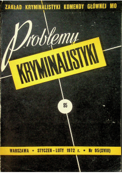 Problemy Kryminalistyki  Nr 95