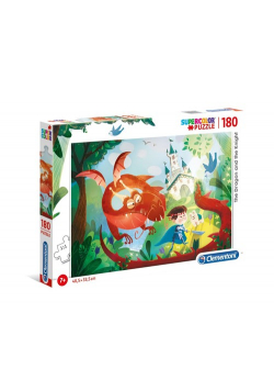 Puzzle 180 Supercolor The Dragon and the Knight