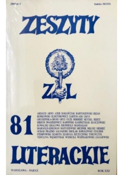 Zeszyty literackie 81 Nr  1 / 03