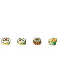 Magnesy dekoracyjne MGN 005 4szt ROSSI
