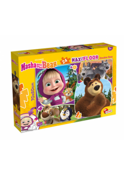 Puzzle Masza i niedźwiedź 2w1