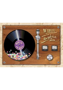 Karnet B6 konfetti KNF-024 Urodziny