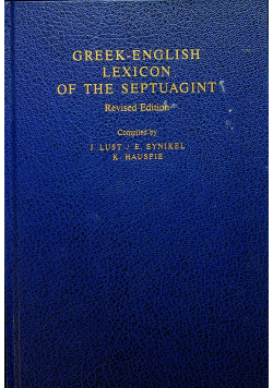 Greek english lexicon of the septuagint