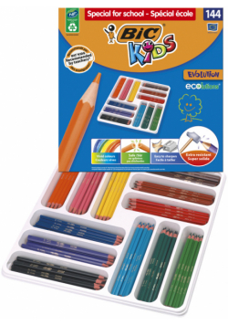 Kredki ołówkowe BIC Kids Evolution Ecolutions pudełko 144szt.