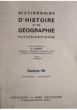 Dictionnaire D Historie Fasciciule 136
