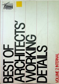 Best of architects working details volume 2 internal