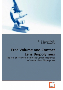 Free Volume and Contact Lens Biopolymers