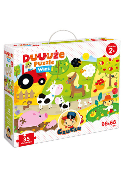 CzuCzu Duuuże puzzle z dziurką Wieś
