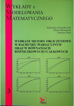 Wykłady z modelowania matematycznego 3