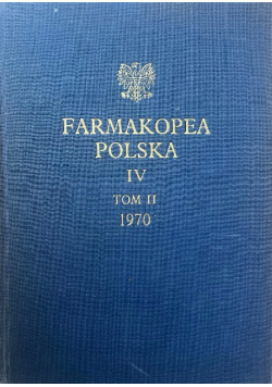 Farmakopea polskiej 4 Tom 1