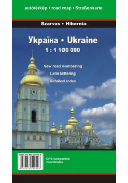Ukraina 1:1100000 Mapa samochodowa