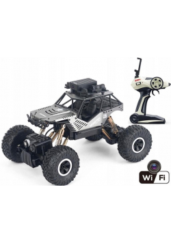 Samochód R/C Crawler z kamerą WiFi 1:18 srebrny