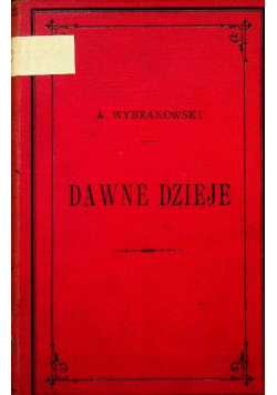 Wybranowski Dawne dzieje 1893 r.