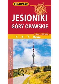 Jesionki i Góry Opawskie mapa turystyczna 1:50 000