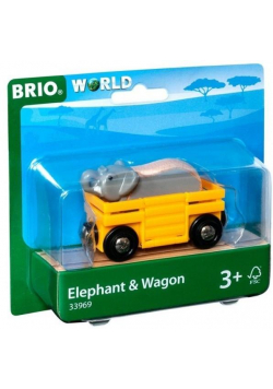 Brio Słoń w wagoniku