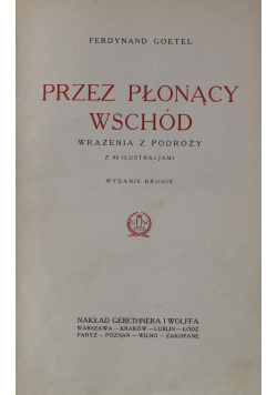 Przez płonący Wschód 1926 r.