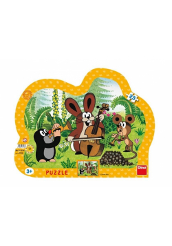 Puzzle 25 ramkowe Krecik Orkiestra przyjaciół