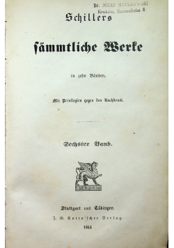 Schillers sammtliche Werke 1844r