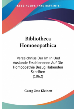 Bibliotheca Homoeopathica