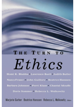 The Turn to Ethics
