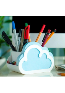 Cloud Notes Organizer na biurko z notesem Chmurka