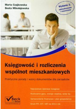 Księgowość i rozliczenia wspólnot mieszkaniowych z płytą CD