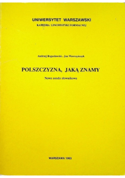 Polszczyzna jaką znamy