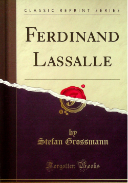 Ferdinand Lassalle reprint