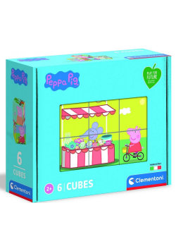Kostki 6 el Play For Future Peppa Pig