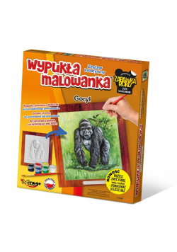 Wypukła Malowanka Zoo - Goryl