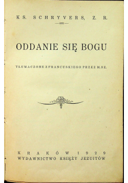 Oddanie się Bogu 1929 r