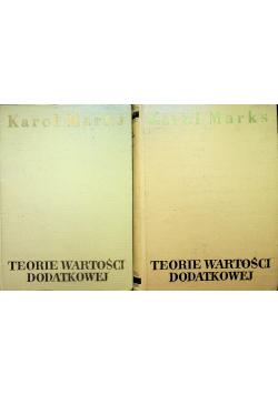 Teorie wartości dodatkowej 2 tomy